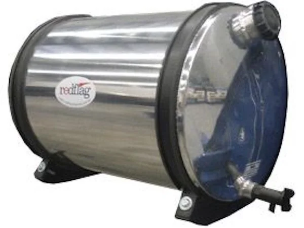 WT027 - 50 Litre Polished Stainless Steel Water Tank - RedFlag LED Light Perth - Image 4