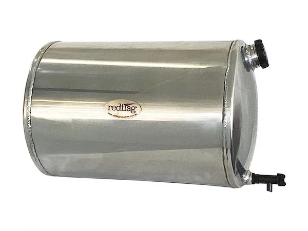 WT027 - 50 Litre Polished Stainless Steel Water Tank - RedFlag LED Light Perth - Image 3