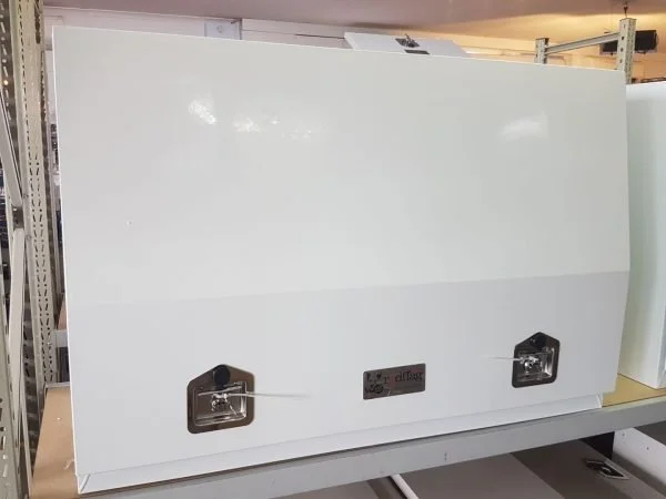 CMB1200 - 1200mm White Steel Canopy Full Lid