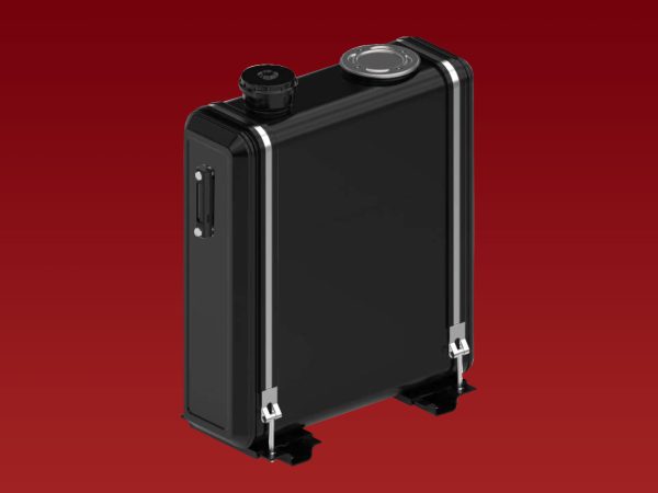 110 Litre Rectangular Space Saver Steel Oil Tank 280x620x700