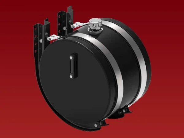 220 Litre Round Steel Hydraulic Oil Tank 660D