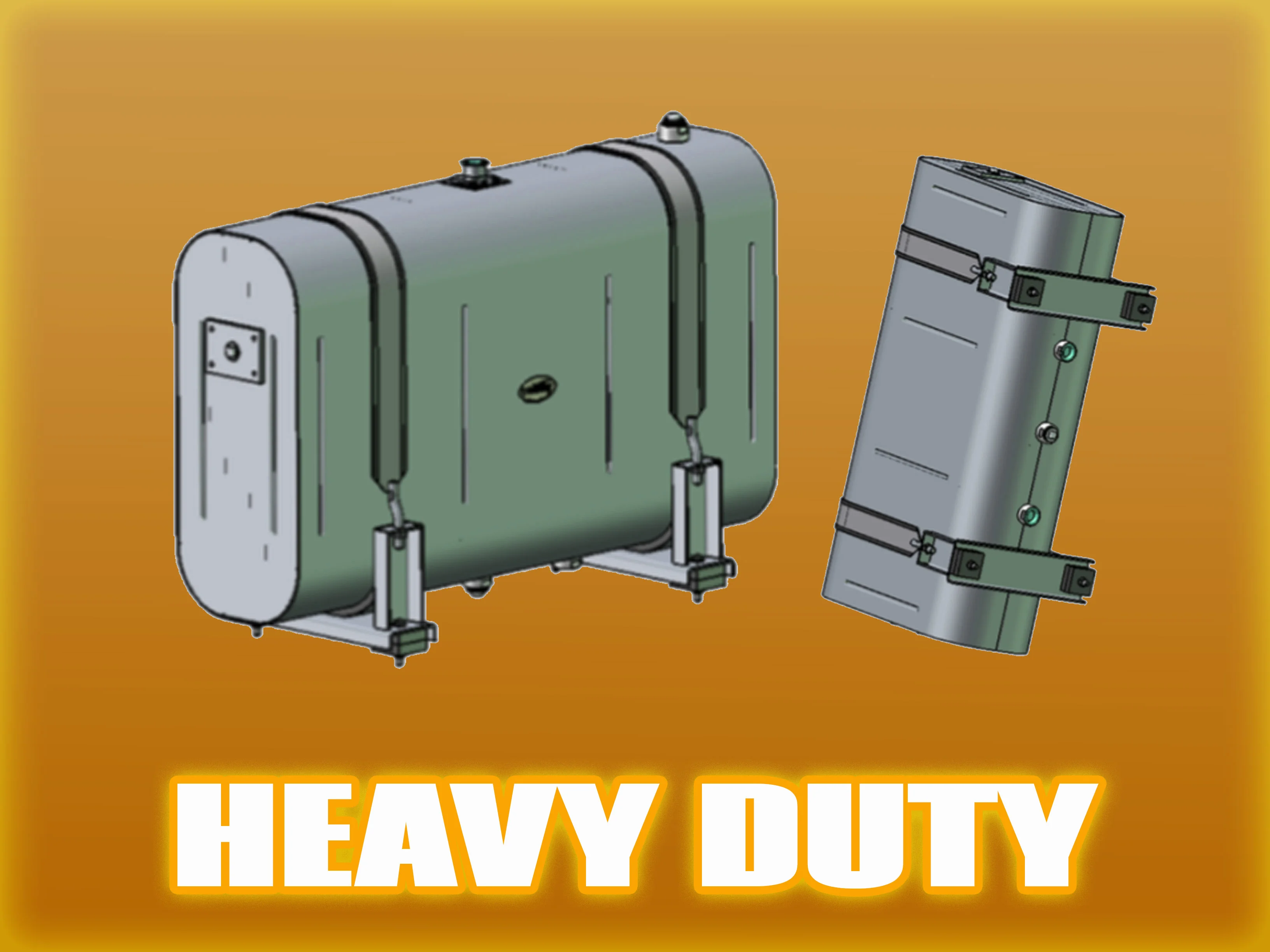 120 Litre Rectangular Steel Hydraulic Oil Tank 300D x 620L x 620H
