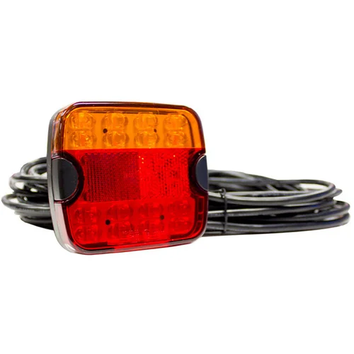 WhiteVision 10 Series Right Hand LED Combo Trailer Lamp with 9m Cable