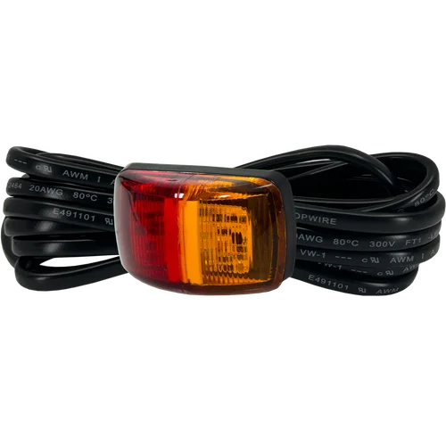 WhiteVision SM62 Series Red/Amber LED Side Marker with 3m Cable