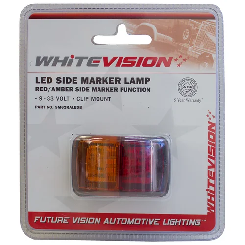 WhiteVision SM62 Series LED Side Marker Red/Amber
