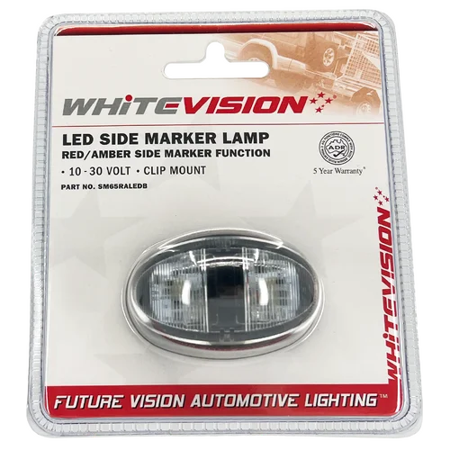 WhiteVision SM65 Series LED Side Marker Red/Amber