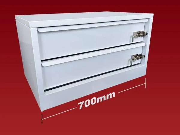 MSV2D - 2 Drawer Unit 700L x 400H x 500D - Image 2