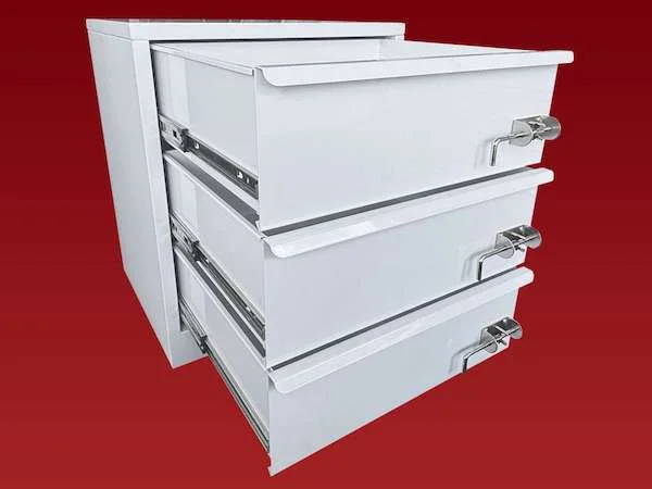 MSV3DD - 3 Drawer Deep Unit 550L x 620H x 450D - Image 2
