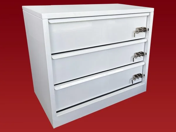 MSV3LD - 3 Long Drawer Deep Unit 700L x 620H x 450D