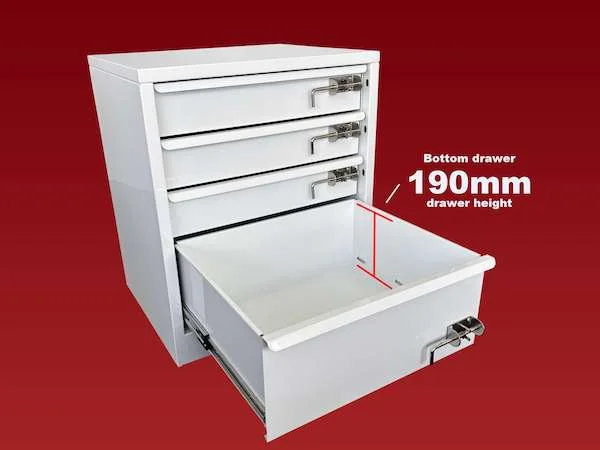 MSV4SDA - 4 Drawer Unit 550L x 400H x 450D - Image 3