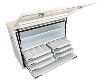 SMB1100 Steel Mine Box - Clam Shell Lid
