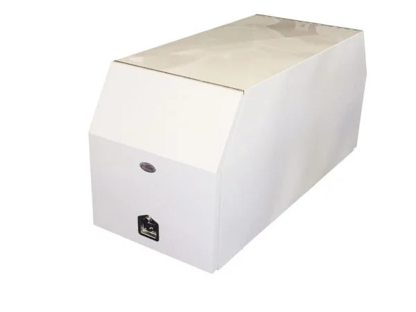 STR007 - 1/4 Canopy White Steel 700L x 1700D x 800H - Image 2