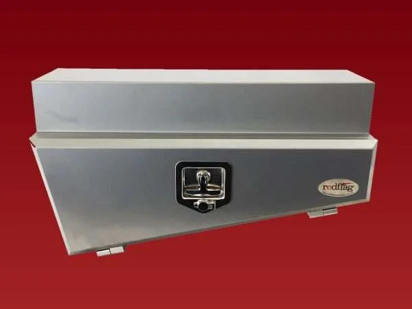 TB070AW - 750mm Double Tapered Wheel Arch Box Left Aluminium White