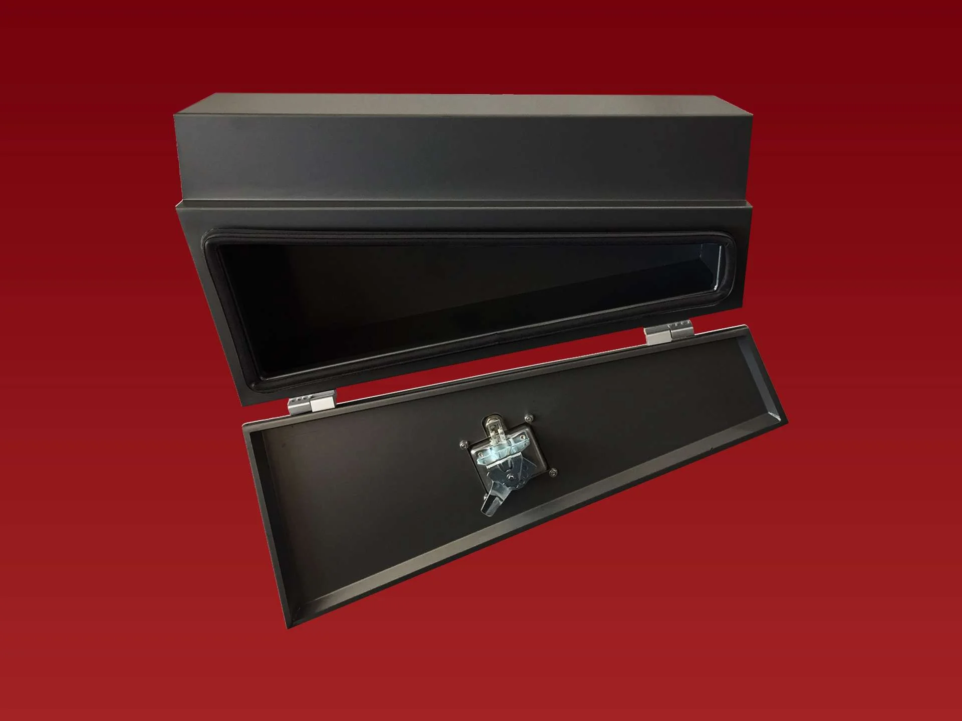 TB070CB - 750mm Double Tapered Wheel Arch Box Left Black - Image 2