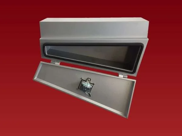 TB071AW - 750mm Double Tapered Wheel Arch Box Right Aluminium White - Image 2