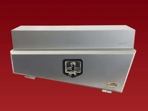 TB071AW - 750mm Double Tapered Wheel Arch Box Right Aluminium White