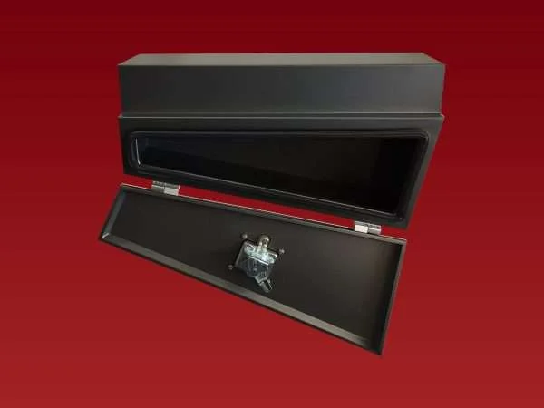 TB071CB - 750mm Double Tapered Wheel Arch Box Right Black - Image 2