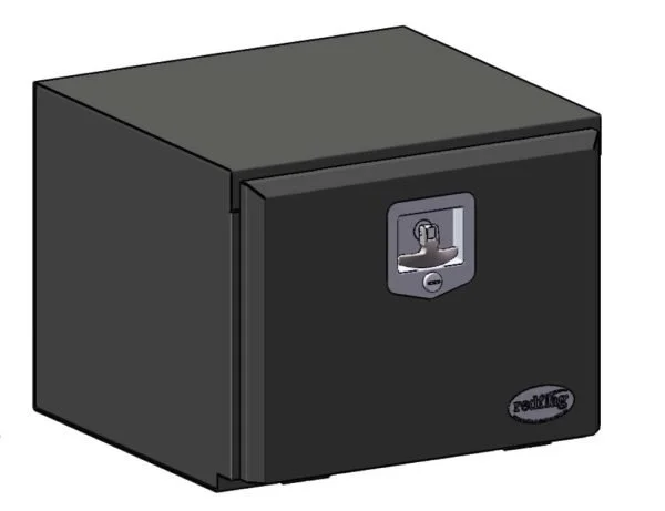 500L x 500H x 500D Black Powder Coated Truck Tool Box - Image 2