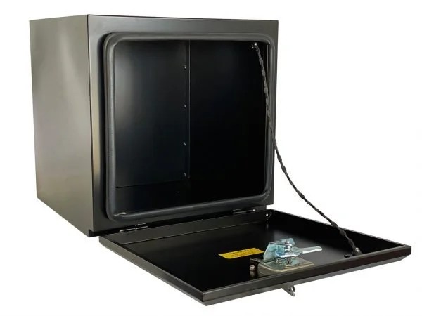 500L x 500H x 500D Black Powder Coated Truck Tool Box - Image 3