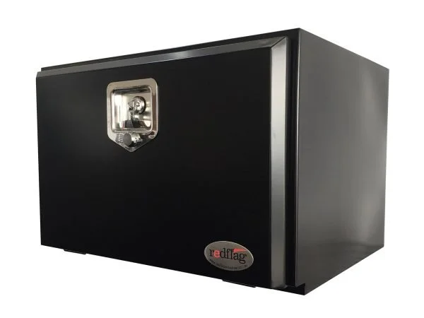 600L x 400H x 500D Black Powder Coated Truck Tool Box - Image 4