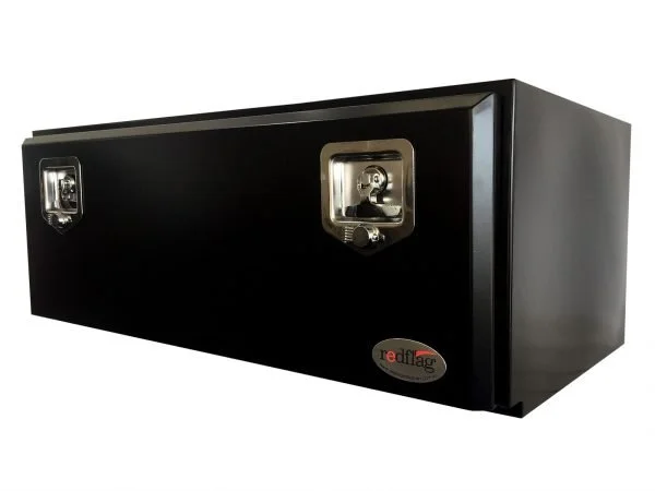 900L x 350H x 500D Black Powder Coated Truck Tool Box - Image 3
