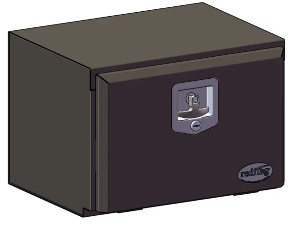 500L x 350H x 400D Black Powder Coated Truck Tool Box - Image 2