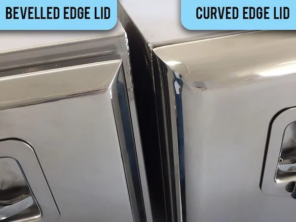 1200L x 450H x 450D Steel Tool Box Stainless Lid (Edge Series) - Image 2