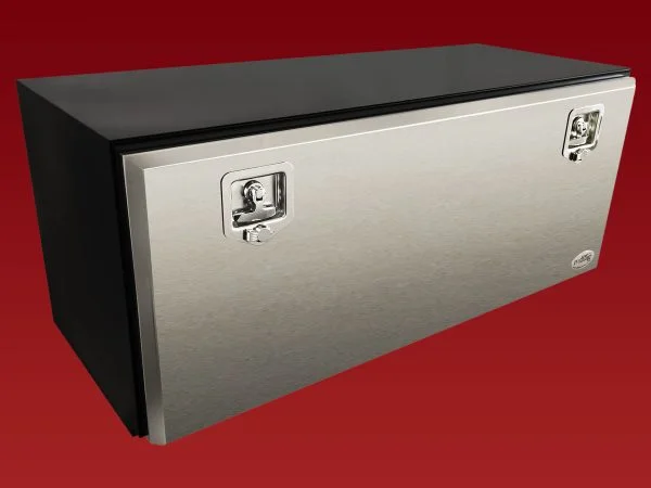 1200L x 500H x 500D Steel Tool Box - Stainless Steel Lid