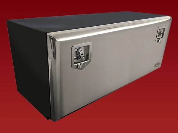 1200L x 450H x 450D Steel Tool Box - Stainless Steel Lid Edge Series