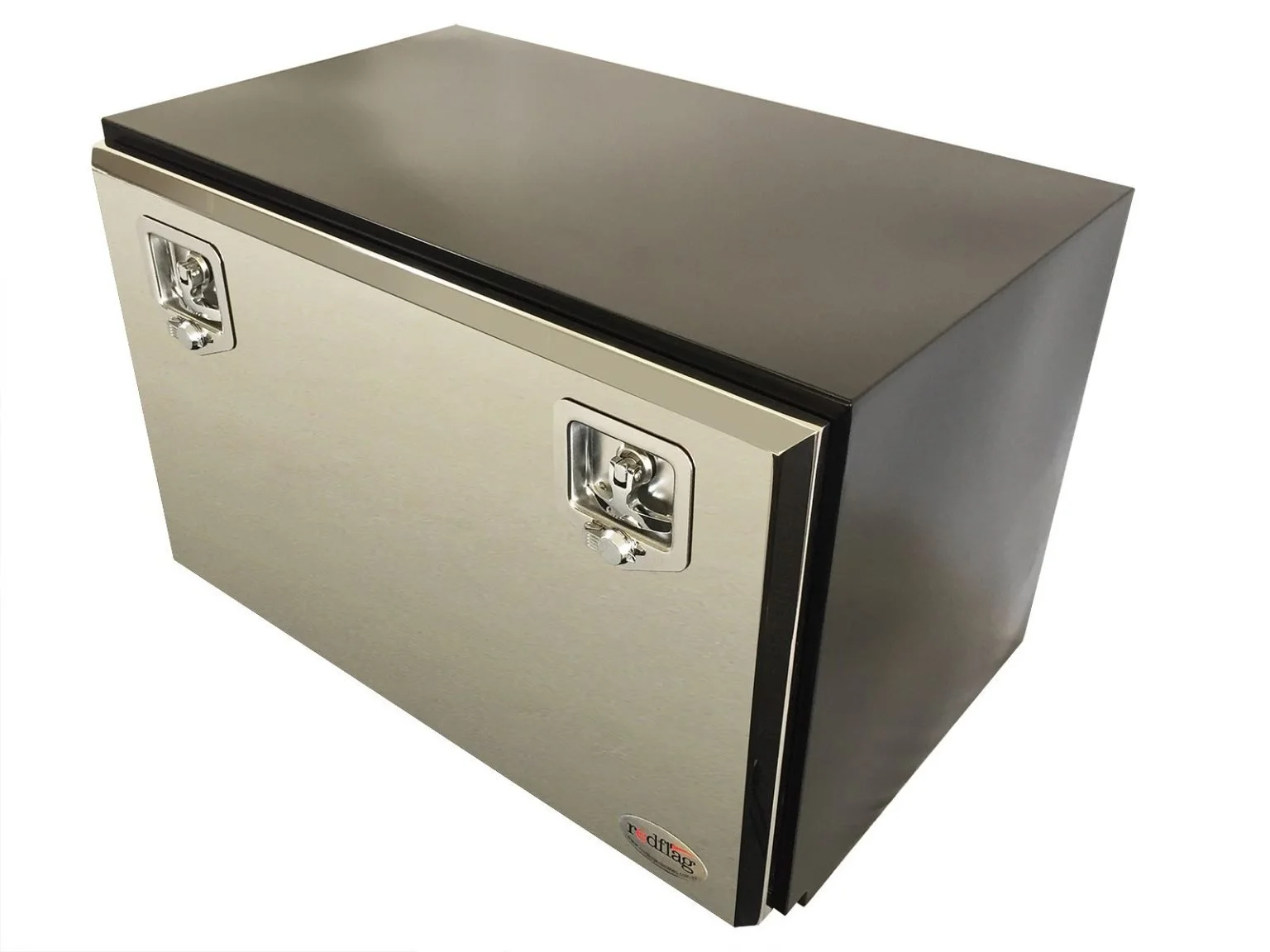 800L x 500H x 500D Steel Tool Box - Stainless Steel Lid - Image 2