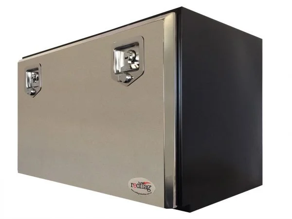 800L x 500H x 500D Steel Tool Box - Stainless Steel Lid - Image 6