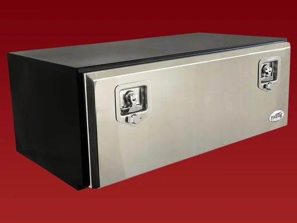 900L x 450H x 450D Steel Tool Box - Stainless Steel Lid