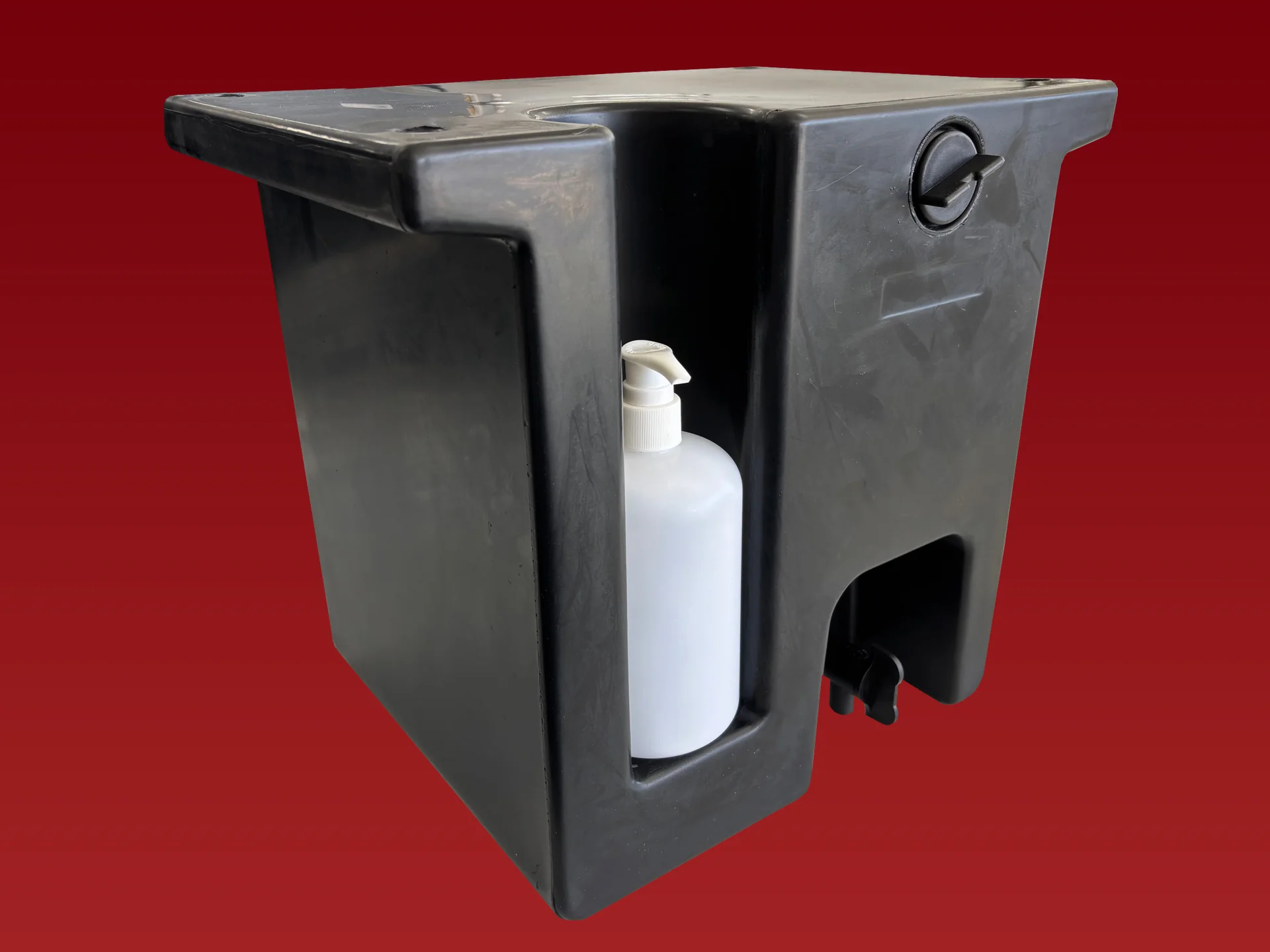 WTP15 - 15 Litre Plastic Water Tank with Soap Bottle