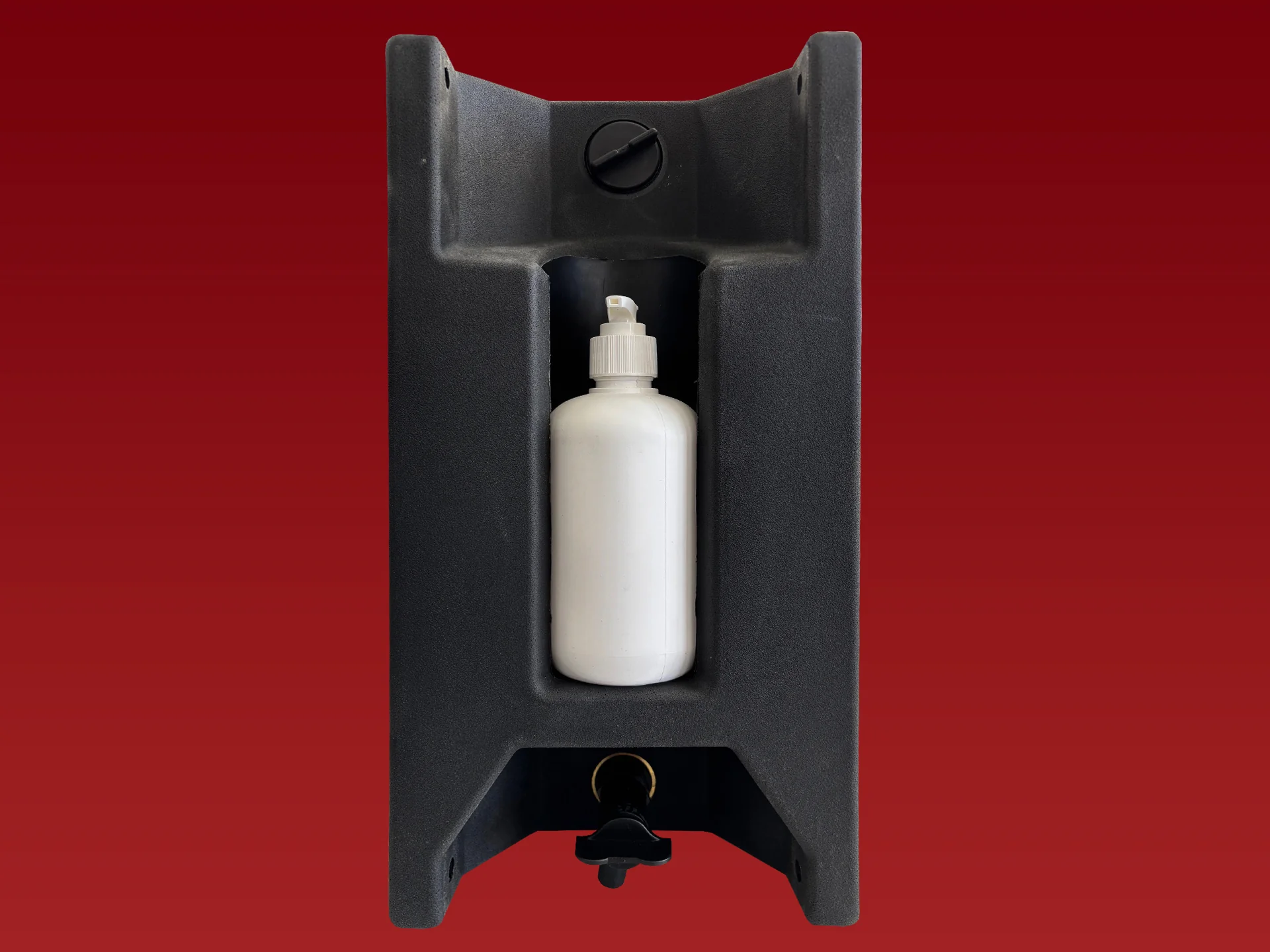 WTP23 - 23 Litre Plastic Water Tank with Soap Bottle - RedFlag LED Light Perth - Image 2