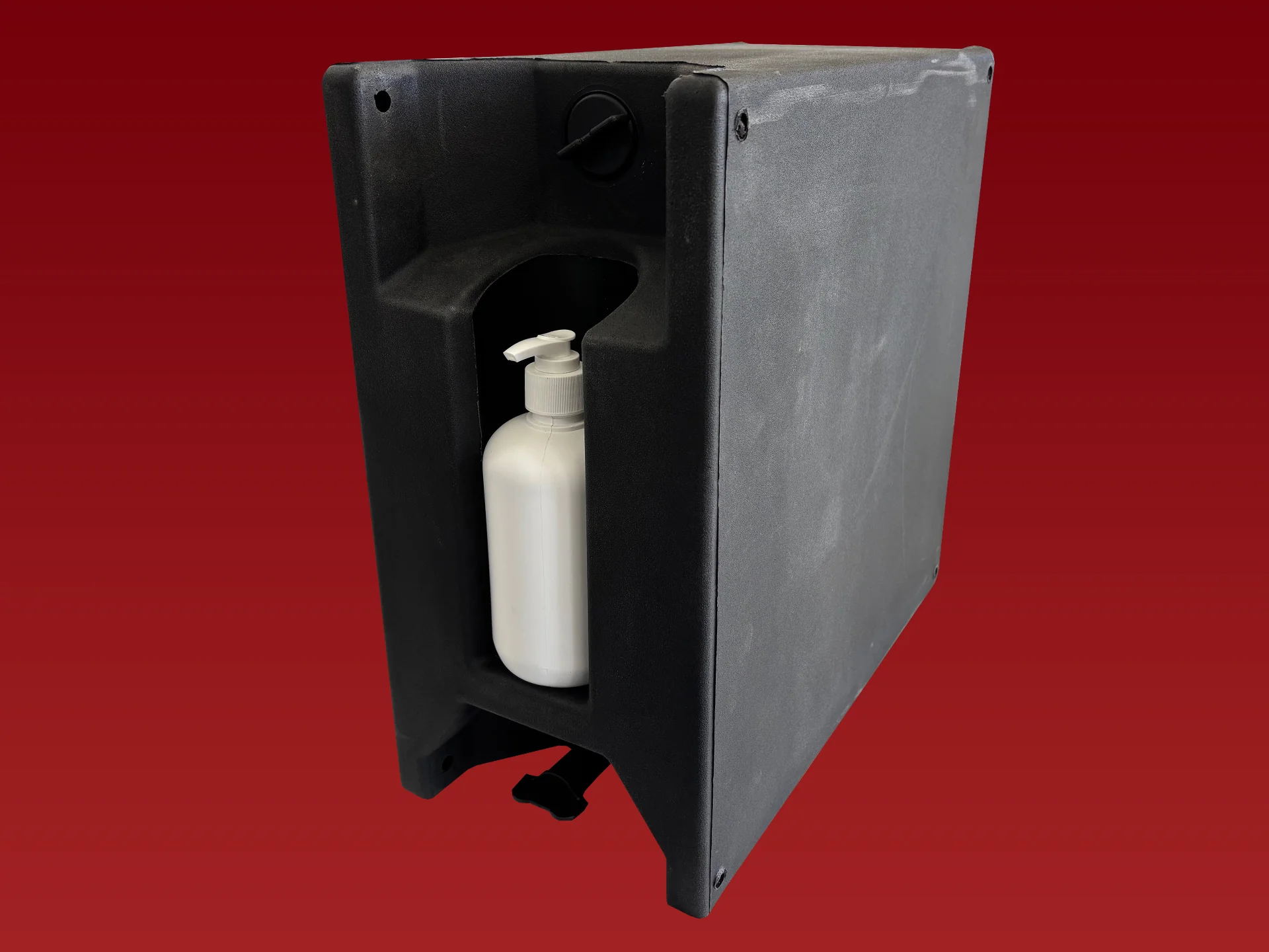 WTP23 - 23 Litre Plastic Water Tank with Soap Bottle - RedFlag LED Light Perth - Image 3
